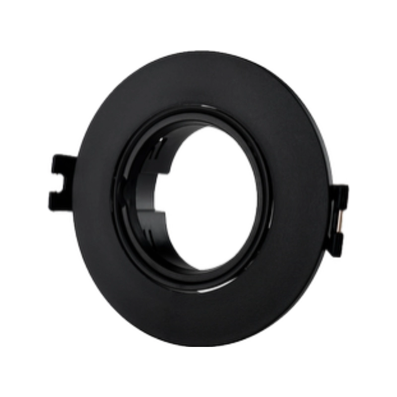 Bala GU10 Incrustar Policarbonato Negro Felgolux