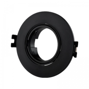 Bala GU10 Incrustar Policarbonato Negro Felgolux