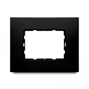 Placa 3H    Plura Negro    Veto