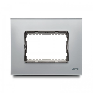 Placa 3H   Vidrio  Plura Blanco    Veto