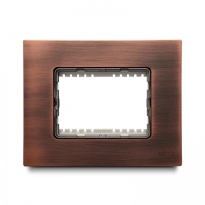 Placa 3H   Inox Plura Cobre    Veto