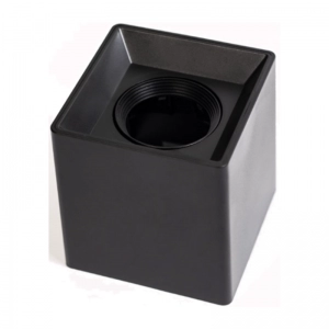 Cubo GU10 Sobreponer Negro Sicoluz