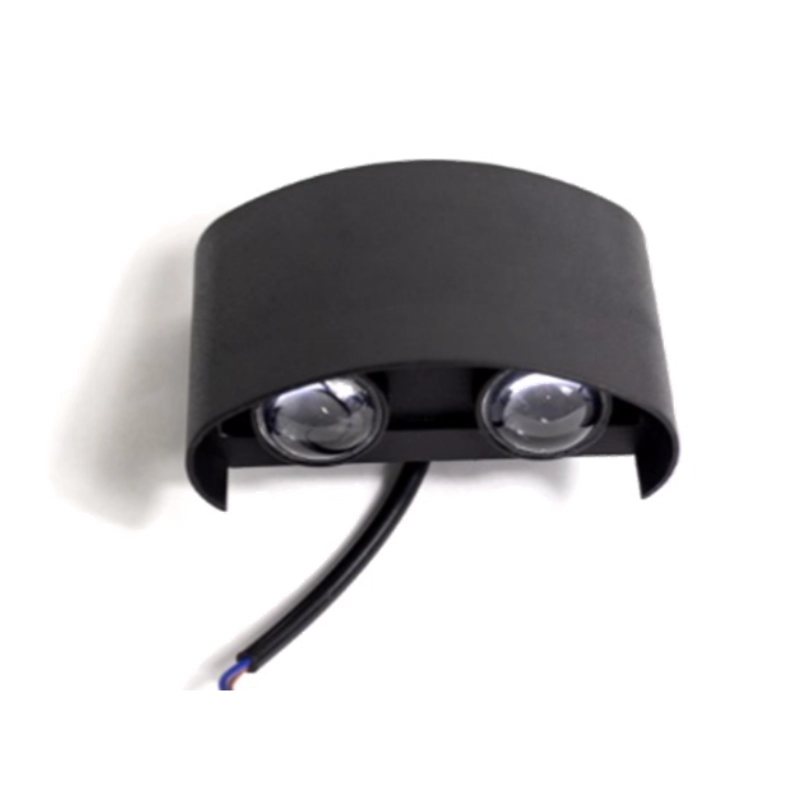 Aplique LED 4W Sobreponer Decorativo Negro 2700K Sicoluz