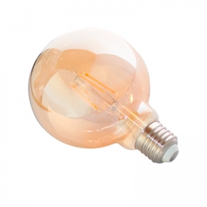 Bombillo  Led 4W G95 -Globo Vintage Smoky 2700K  119Lm 127V Cigla
