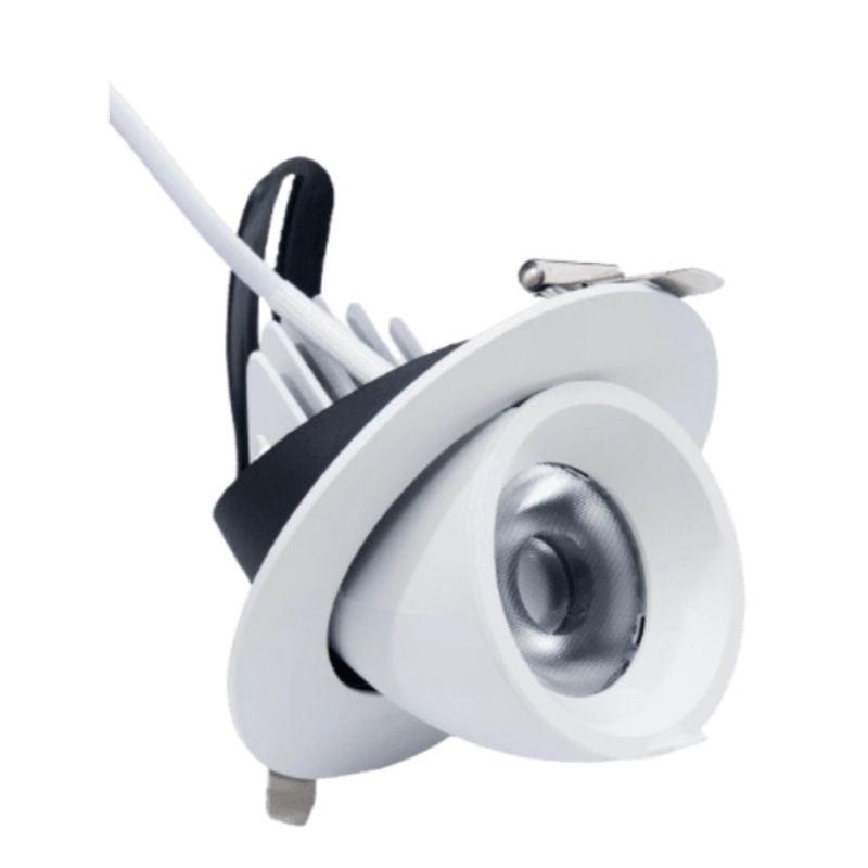 Downlight LED 18W Incrustar Redondo Escualizable Blanco 3000K Sicoluz