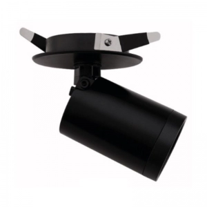 Spot GU10 Incrustar Redondo Plastico Negro Sicoluz