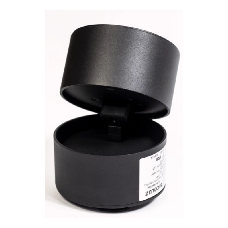 Spot LED 15W Cilindro Sobreponer Negro Sicoluz