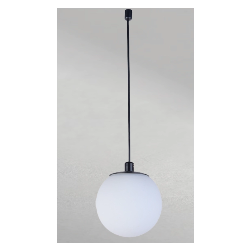 Esfera Colgante P05 Vidrio Milky para Sistema Mini LYRA 5W 3000K Negro Drite
