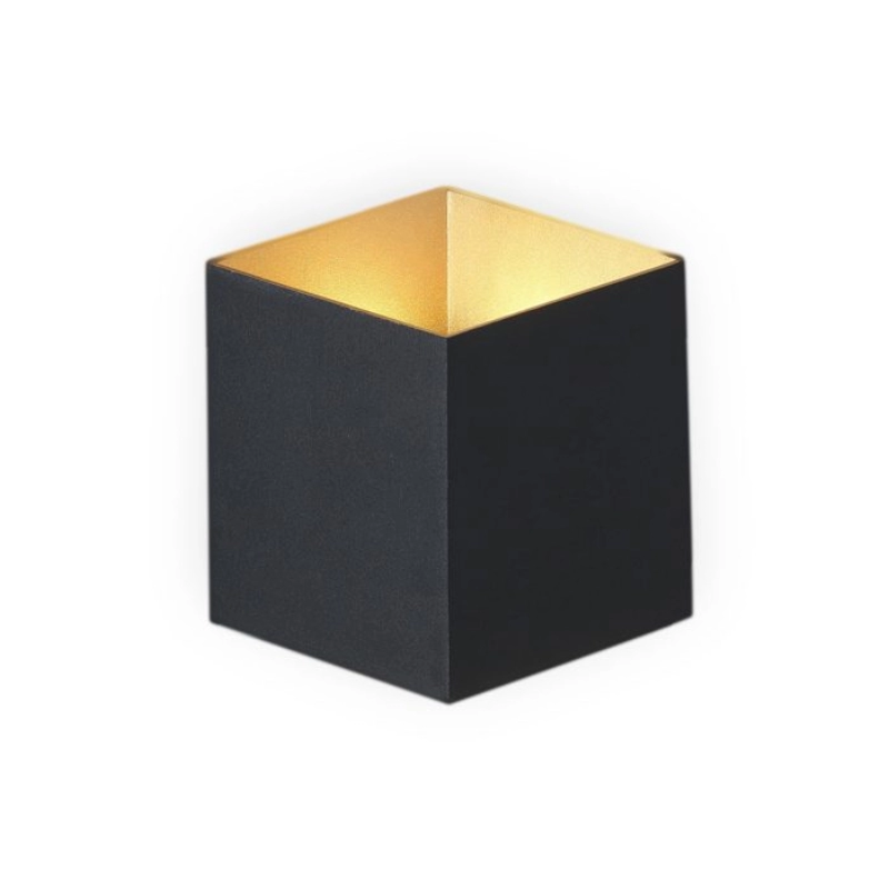 Aplique Led 10W Sp Ip54 Cua 177X180X105Mm Ng/Dr 3000K 700Lm 100-240V Ecolite