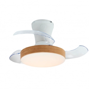 Ventilador Decorativo LIRA Blanco Mate