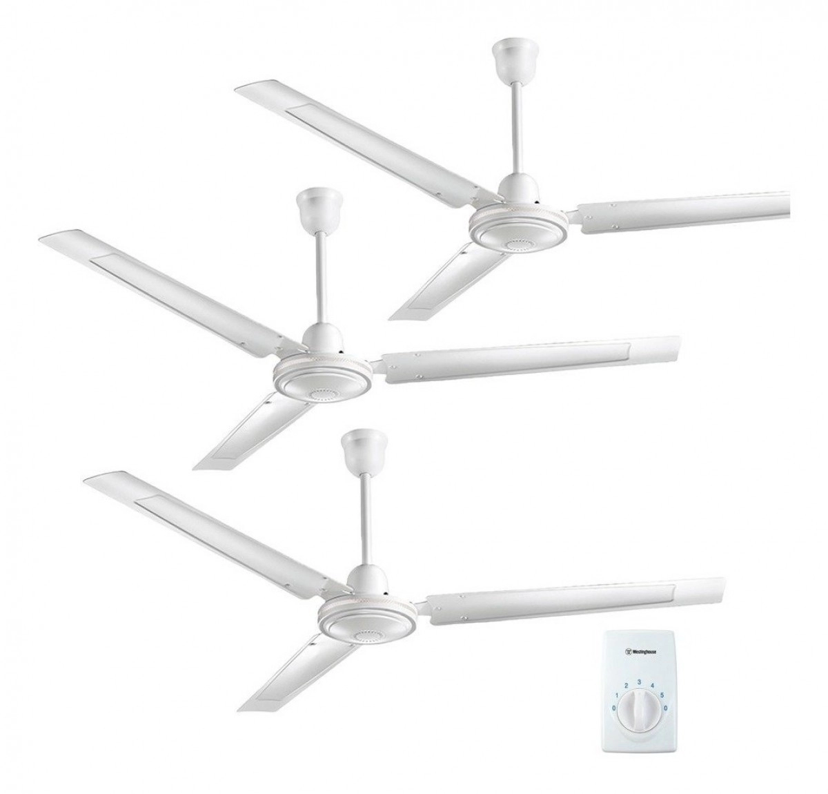 Ventilador Industrial REBEL III Blanco