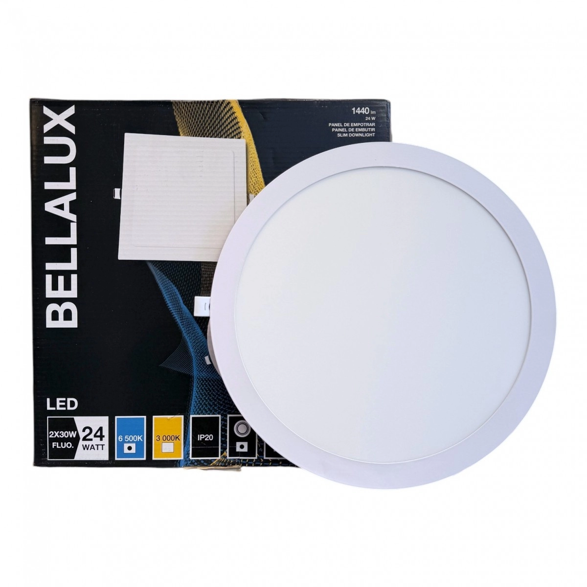 Panel Led 24w Inc Red 6500k BELLALUX