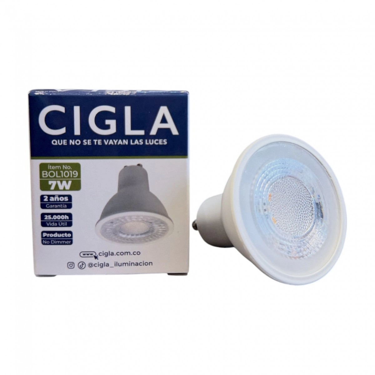 Bombillo Led SMD Tipo COB GU10 7w 2700k CICLA