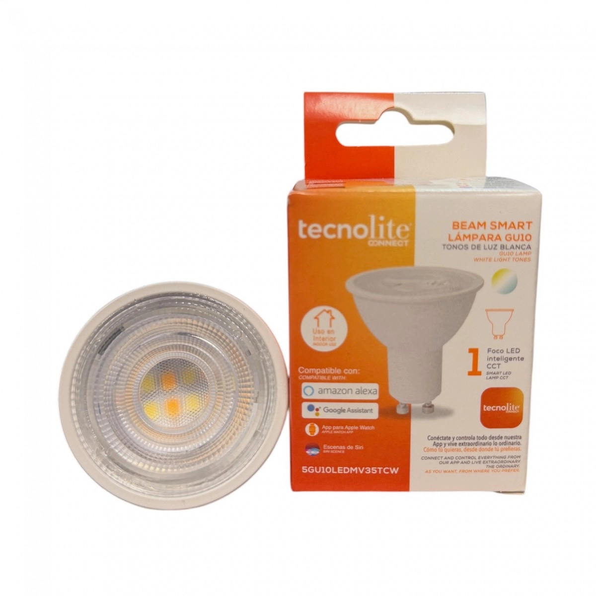 Bombillo LED GU10 Beam Smart CCT TECNOLITE