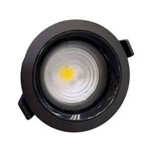 Downlight Led 10w 3CCT Negro ECOLITE