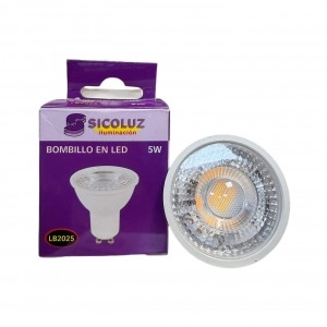 Bombillo Led GU10 5W 2700K 400lm SICOLUZ