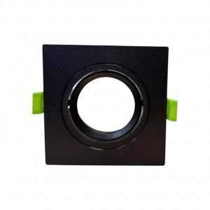Bala GU10 Inc Cuad Creta Sencillo PC Negro BRIO LIGHT