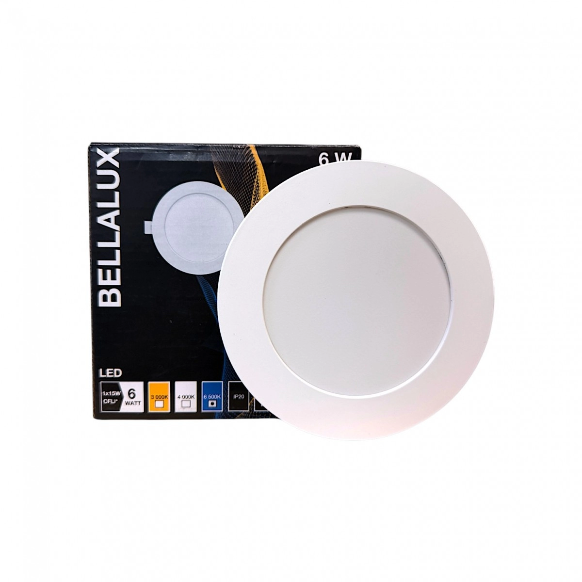 Panel Led 6W Inc Red 6500K BELLALUX