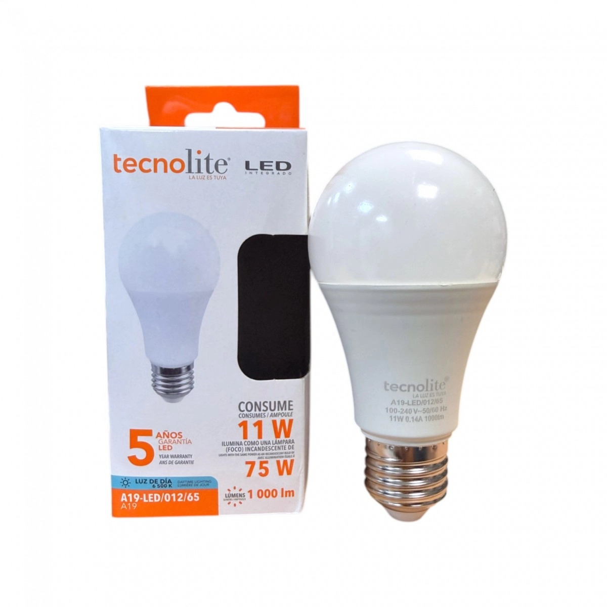 Bombillo Led E-27 11W 6500K TECNOLITE