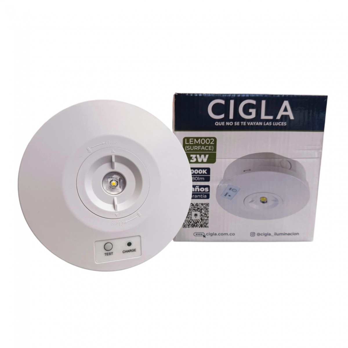Luminaria LED de Emergencia CIGLA 3W – 4000K