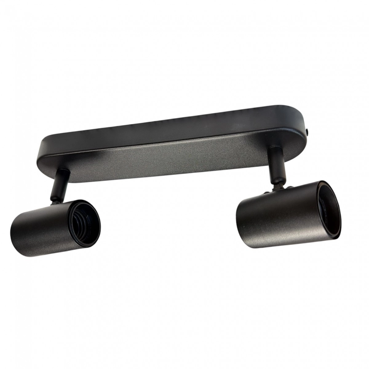 Spot LED Doble E27 Negro