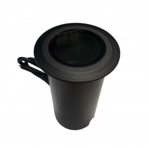 Bala Led Piso Negro CCT Según GU10 SIELU
