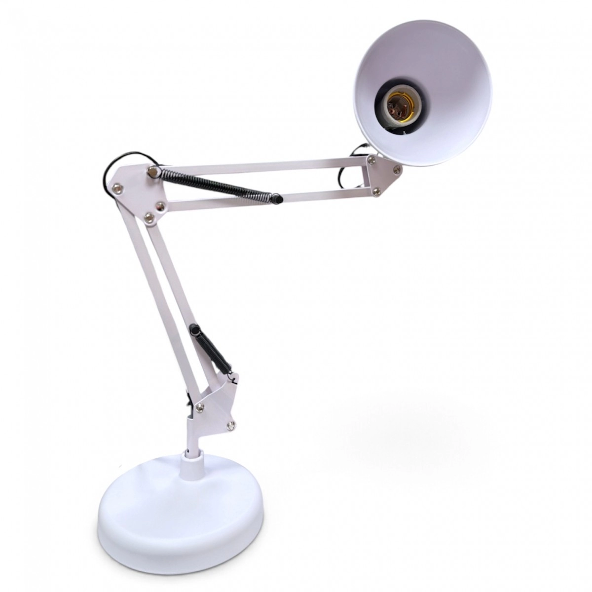 Lámpara de Escritorio Base E27 Blanca