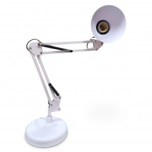 Lámpara de Escritorio Base E27 Blanca