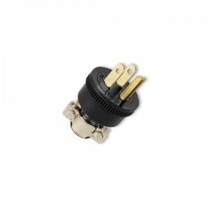 Clavija Codelca Caucho con Polo a Tierra 15A