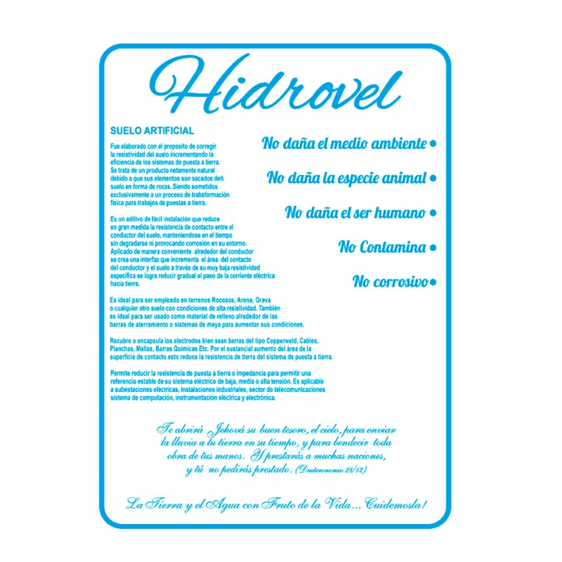 Suelo artificial Hidrovel GEL 15KG