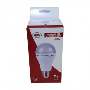 BOMBILLO LED DE EMERGENCIA 12W MARCA EM