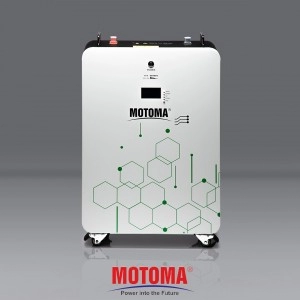 Batería de Litio Motoma 51.2V-200AH 5000 CICLOS-80% W:77Kg Pared