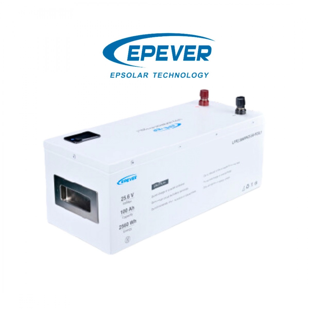 Batería de Litio Epever 25.6V 100AH -5.000 CICLOS AL 80% DOD W:22kg