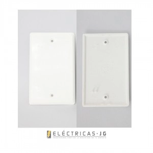 Tapa 5800 JG 2X4 PVC Blanca