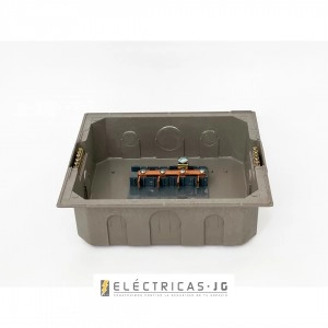 Tablero Breaker Base Metalica 6 Cir Mono 3 hilos