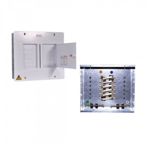 Tablero de 12 circuitos bifásico con Puerta Famel