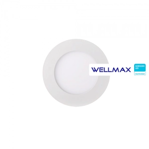 Panel lED Redondo de Incrustrar CEB 3w Luz Blanca