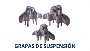 Grapa De Suspensión 4-4/0 AWG Aluminio, 2 Úes 1/2