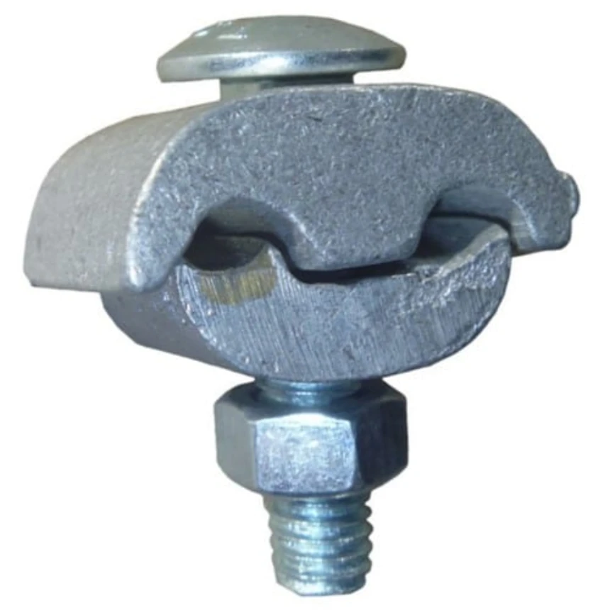 Conector pernado 1 Perno,,LP=1-336,4 MCM;Der=6-2/0 AWG, Aluminio Bimetálico. (con perno galvanizado)