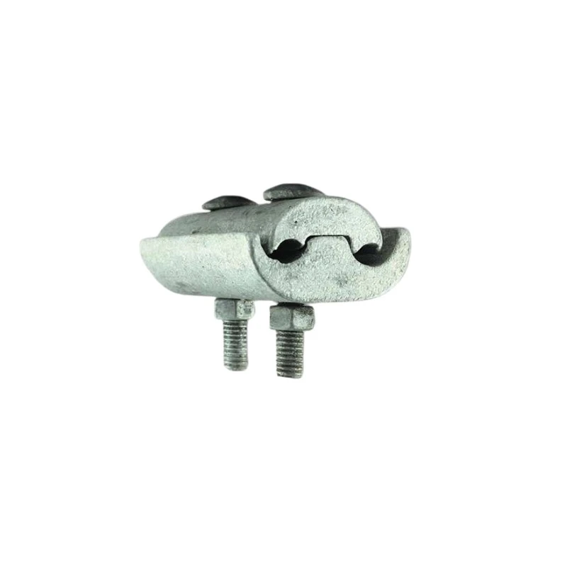 Conector pernado 2 Pernos,LP=4-4/0 AWG;Der=4-4/0 AWG, Aluminio. (con perno galvanizado)