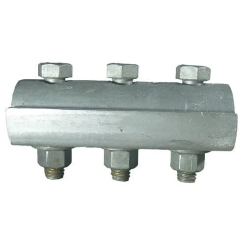 Conector pernado 3 Pernos,LP=2/0-336 MCM;Der=2/0-336 MCM, Aluminio. (con perno galvanizado)