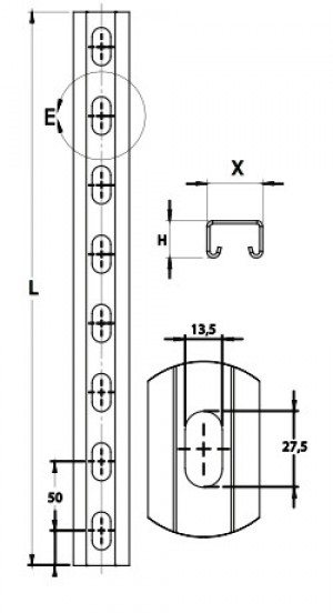 Riel Chanel Troquelado 41X41Mmx3M