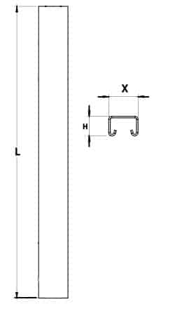 Riel Chanel Liso 41X41Mmx3M