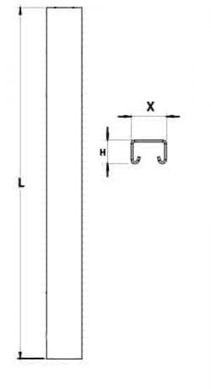 Riel Chanel Liso 41X41Mmx3M