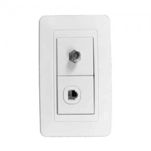 Toma EM Teléfono +Coaxial