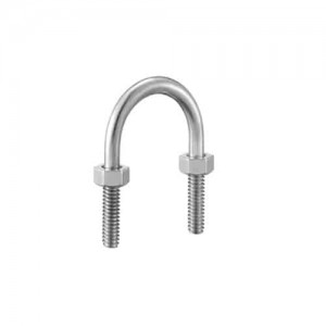 Perno en U 1/2 x 2 tuercas X 4,5Cm x 8Cm para Bayoneta