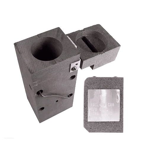 Molde Grafito Cable a Riel 2-0