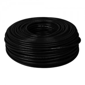 Alambre Aislado N12 Negro X Rollo