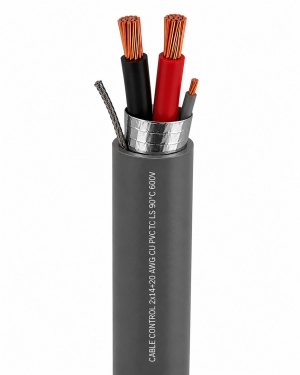 Cable Control 2x14+20 awg cu pvc tc ls 90°c 600v