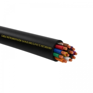 Cable Instrumentación 12x18+20 awg cu pvc tc 105°c 600v/300v
